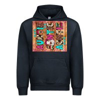 Navy auntie heifer Urban Hoodie - JahusDesignShop