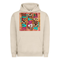 Pigment French Oak auntie heifer Urban Hoodie - JahusDesignShop
