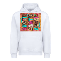 White auntie heifer Urban Hoodie - JahusDesignShop