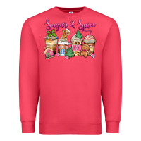 Cardinal sugar and spice pink gingerbread coffee cups Premium Sweatshirt - Zillion Design Studio