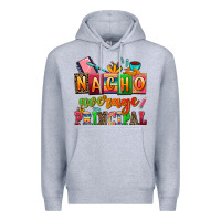 Heather Grey nacho average principal Premium Hoodie - AdoDesignShop