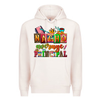 Pale Pink nacho average principal Premium Hoodie - AdoDesignShop