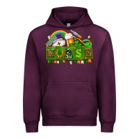 Mauve Wine st patricks nurse Urban Hoodie - AdoDesignShop