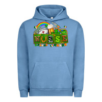 Pigment Pebble Blue st patricks nurse Urban Hoodie - AdoDesignShop