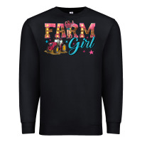 Black farm girl Premium Sweatshirt - texasbilliewilder