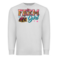 Dove Grey farm girl Premium Sweatshirt - texasbilliewilder