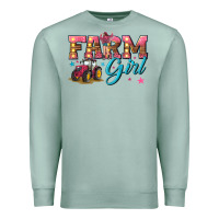 Seafoam farm girl Premium Sweatshirt - texasbilliewilder
