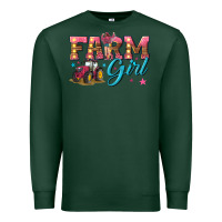 Sports Green farm girl Premium Sweatshirt - texasbilliewilder