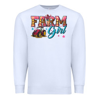White farm girl Premium Sweatshirt - texasbilliewilder