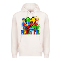 Pale Pink different is beautiful Premium Hoodie - JahusDesignShop