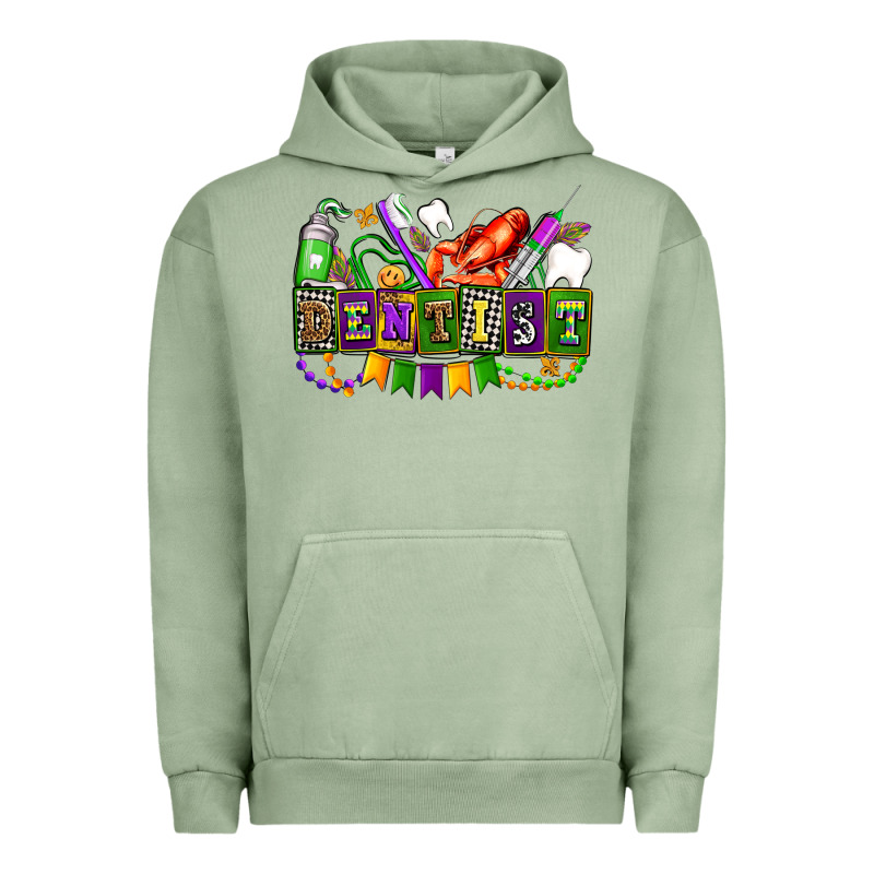 Mardi Gras Dentist Urban Hoodie by AdoDesignShop | Teevron