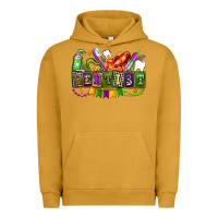 Pigment Peanut Butter mardi gras dentist Urban Hoodie - AdoDesignShop