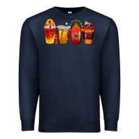 Navy firefighter coffee cups Premium Sweatshirt - texasbilliewilder