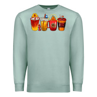 Seafoam firefighter coffee cups Premium Sweatshirt - texasbilliewilder