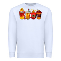 White firefighter coffee cups Premium Sweatshirt - texasbilliewilder