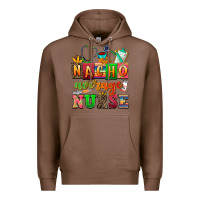 Chestnut nacho average nurse Premium Hoodie - AdoDesignShop