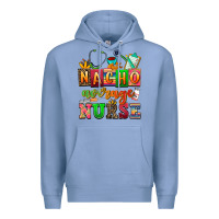 Colony Blue nacho average nurse Premium Hoodie - AdoDesignShop