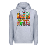 Heather Grey nacho average nurse Premium Hoodie - AdoDesignShop