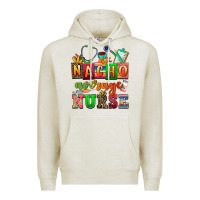 Oatmeal Heather nacho average nurse Premium Hoodie - AdoDesignShop