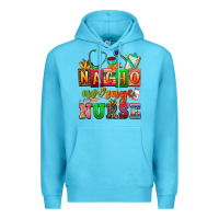 Ocean Blue nacho average nurse Premium Hoodie - AdoDesignShop