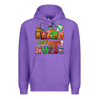 Purple nacho average nurse Premium Hoodie - AdoDesignShop