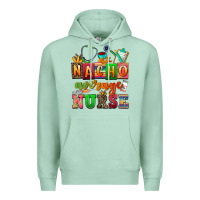 Seafoam nacho average nurse Premium Hoodie - AdoDesignShop