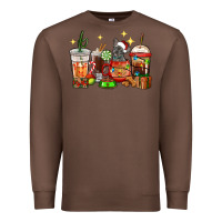 Chestnut Christmas coffee cups with French Bulldog Premium Sweatshirt - RanaPortraitStore