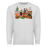 Dove Grey Christmas coffee cups with French Bulldog Premium Sweatshirt - RanaPortraitStore