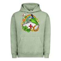 Pigment Oil Green nurse  st patricks Urban Hoodie - AdoDesignShop