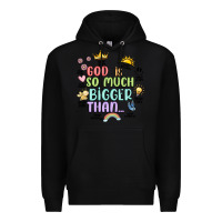 Black god is bigger Premium Hoodie - JahusDesignShop
