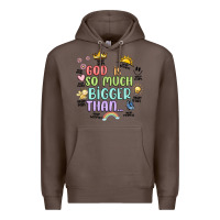 Coffee god is bigger Premium Hoodie - JahusDesignShop