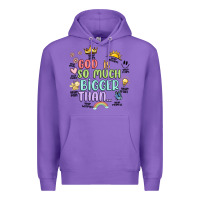 Purple god is bigger Premium Hoodie - JahusDesignShop