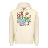 Sandshell god is bigger Premium Hoodie - JahusDesignShop