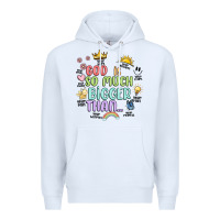 White god is bigger Premium Hoodie - JahusDesignShop