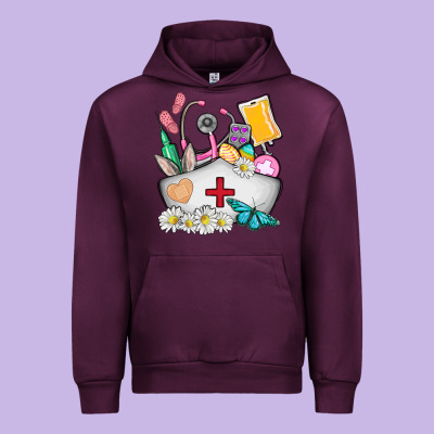 Nurse  Easter Urban Hoodie Designed By Adodesignshop
