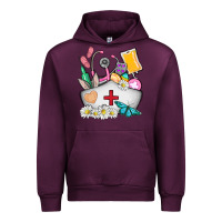 Mauve Wine nurse  easter Urban Hoodie - AdoDesignShop