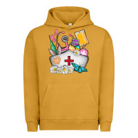 Pigment Peanut Butter nurse  easter Urban Hoodie - AdoDesignShop