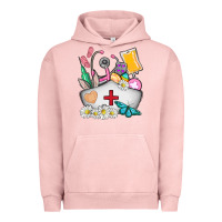 Pigment Salmon nurse  easter Urban Hoodie - AdoDesignShop