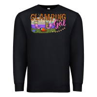 Black glamping girl Premium Sweatshirt - texasbilliewilder