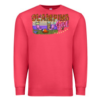 Cardinal glamping girl Premium Sweatshirt - texasbilliewilder