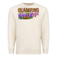 Sandshell glamping girl Premium Sweatshirt - texasbilliewilder