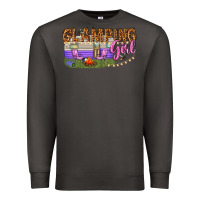 Smoke glamping girl Premium Sweatshirt - texasbilliewilder