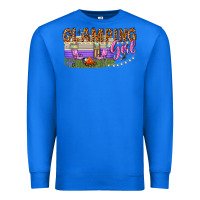 True Royal glamping girl Premium Sweatshirt - texasbilliewilder