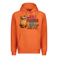 Carrot half teacher half coffee Premium Hoodie - JahusDesignShop