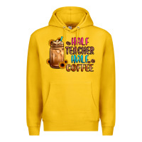 Lemon half teacher half coffee Premium Hoodie - JahusDesignShop
