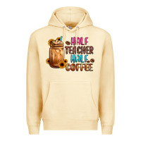 Pina Colada half teacher half coffee Premium Hoodie - JahusDesignShop
