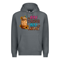 Rock half teacher half coffee Premium Hoodie - JahusDesignShop
