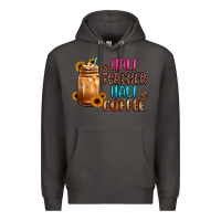 Smoke half teacher half coffee Premium Hoodie - JahusDesignShop