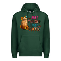 Sports Green half teacher half coffee Premium Hoodie - JahusDesignShop