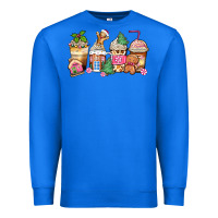 True Royal pink gingerbread coffee cups Premium Sweatshirt - Zillion Design Studio